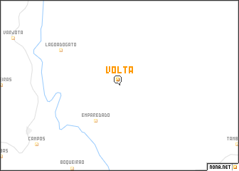 map of Volta