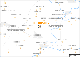 map of Voltovskoy