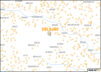 map of Volujak