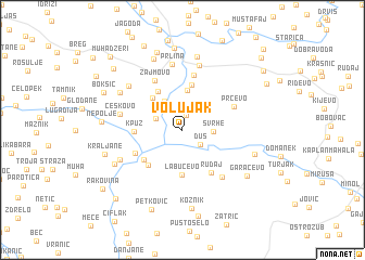 map of Volujak