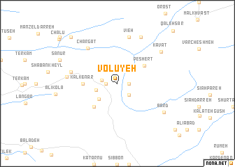 map of Volūyeh