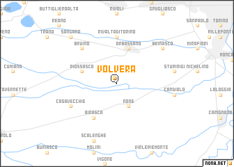 map of Volvera