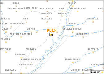 map of Volx