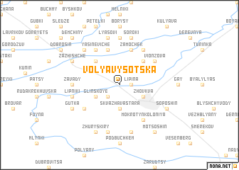 map of Volya-Vysotsʼka