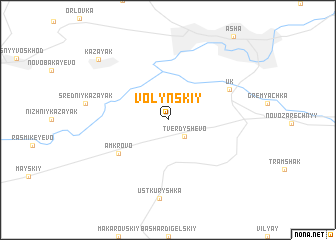 map of Volynskiy