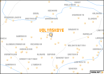 map of Volynskoye