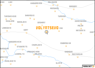 map of Volyntsevo