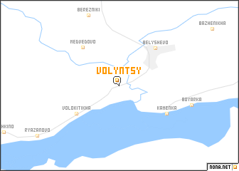 map of Volyntsy