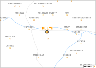 map of Volyn\