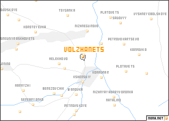 map of Volzhanets