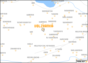 map of Volzhanka