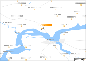 map of Volzhanka