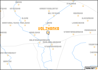 map of Volzhanka