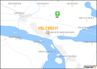 map of Volzhskiy