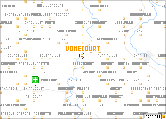 map of Vomécourt