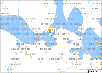 map of Vomi