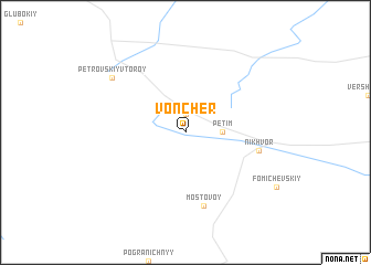 map of Voncher