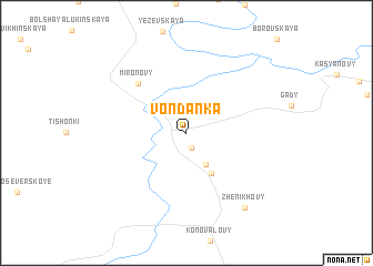 map of Vondanka