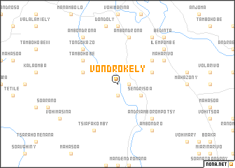 map of Vondrokely