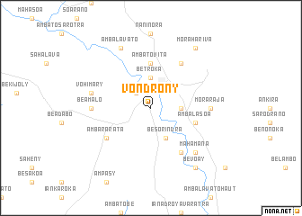 map of Vondrony