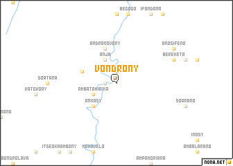 map of Vondrony