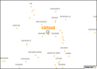 map of Vondue