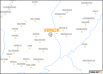 map of Vondza