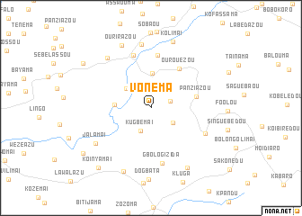 map of Vonema