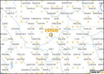 map of Vô Ngại