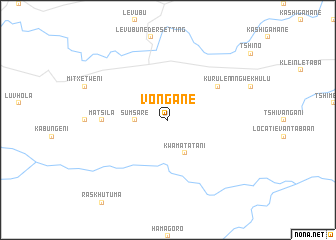 map of Vongane