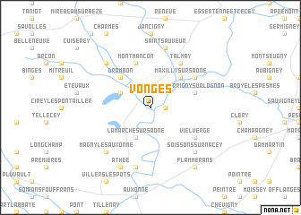 map of Vonges