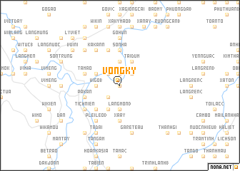 map of Vong Ky