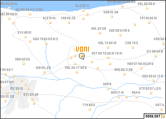 map of Voni