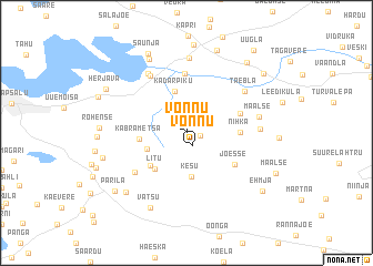 map of Võnnu