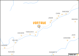 map of Vontade