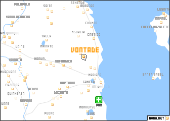 map of Vontade