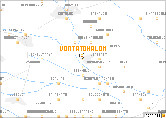 map of Vontatóhalom