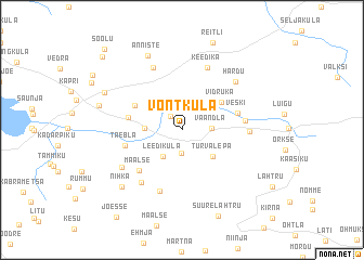 map of Võntküla