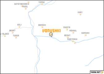 map of Vonushki