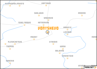 map of Vonyshevo