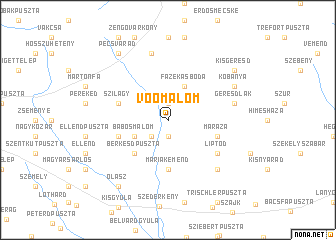 map of Vőőmalom