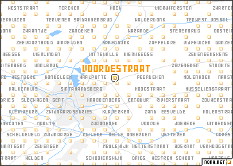 map of Voordestraat