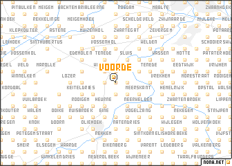 map of Voorde