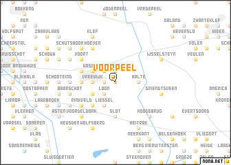 map of Voorpeel