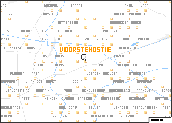 map of Voorste Hostie