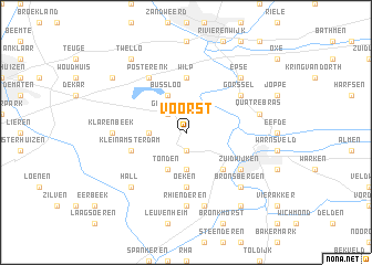 map of Voorst