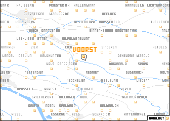 map of Voorst