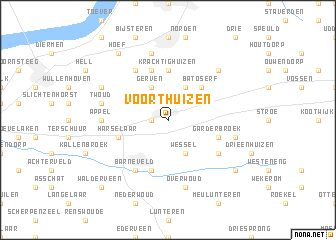 map of Voorthuizen