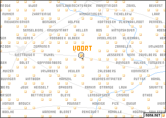 map of Voort