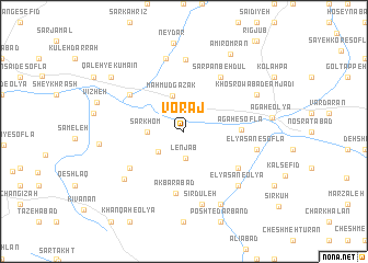 map of Voraj